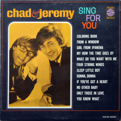 Chad & Jeremy Sing For You Vinyl LP USED