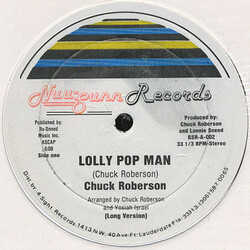 Chuck Roberson Lolly Pop Man USED VINYL 12INCH 33 S RPM
