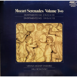 Wolfgang Amadeus Mozart / Wiener Mozart Ensemble / Willi Boskovsky Serenades / Volume Two Divertimento No. 2 In D, K.131 / Divertimento No. 1 In E Fla
