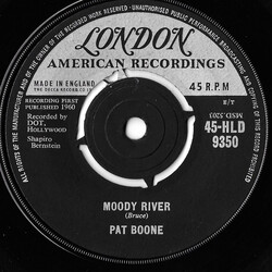 Pat Boone Moody River USED VINYL 7INCH 45 RPM SINGLE