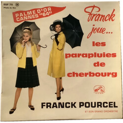 Franck Pourcel Et Son Grand Orchestre Franck Joue... Les Parapluies De Cherbourg USED VINYL 7INCH 45 RPM EP