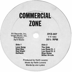 Public Image Limited Commercial Zone Vinyl LP USED