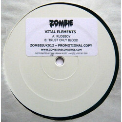 Vital Elements Rudeboy / Trust Only Blood USED VINYL 12INCH PROMO WHITE LABEL