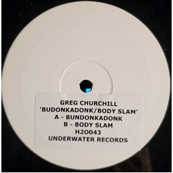 Greg Churchill Budonkadonk / Body Slam USED VINYL 12INCH 45 RPM WHITE LABEL