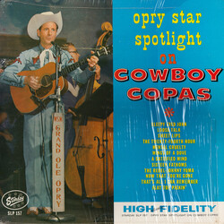 Cowboy Copas Opry Star Spotlight On Cowboy Copas Vinyl LP USED