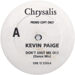 Kevin Paige Don't Shut Me Out USED VINYL 12INCH PROMO