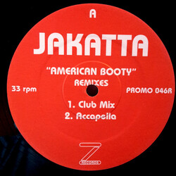 Jakatta American Booty (Remixes) USED VINYL 12INCH PROMO 33 S RPM