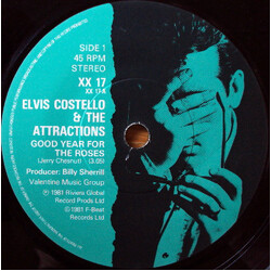 Elvis Costello & The Attractions Good Year For The Roses USED VINYL 7INCH 45 RPM SINGLE