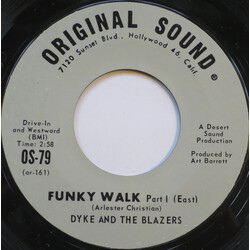 Dyke & The Blazers Funky Walk USED VINYL 7INCH 45 RPM STYRENE