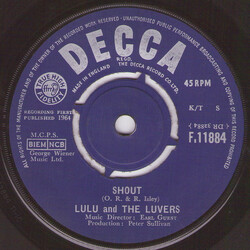 Lulu And The Luvvers Shout USED VINYL 7INCH 45 RPM