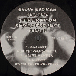 Bronx Badman / Federation Sound Remix Project Phase 2 Vinyl 12" USED