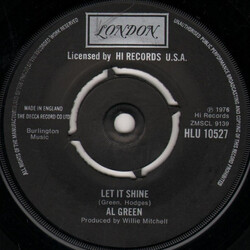 Al Green Let It Shine USED VINYL 7INCH 45 RPM