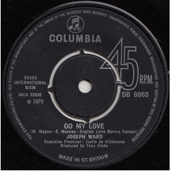 Joseph Ward Go My Love / I Am The Preacher USED VINYL 7INCH 45 RPM SINGLE