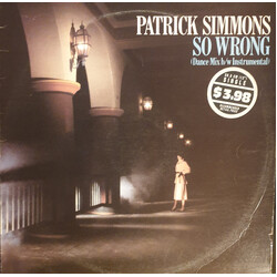 Patrick Simmons So Wrong USED VINYL 12INCH 45 RPM SINGLE