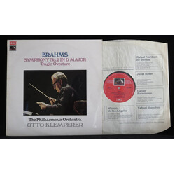 Johannes Brahms / Philharmonia Orchestra / Otto Klemperer Symphony No. 2 In D Major, Op. 73 Vinyl LP USED