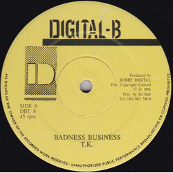 General T.K. Badness Business Vinyl 12" USED