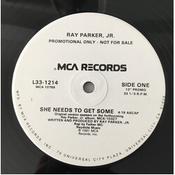 Ray Parker Jr. She Needs To Get Some USED VINYL 12INCH 33 S RPM PROMO
