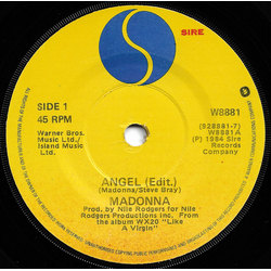 Madonna Angel Vinyl 7" USED