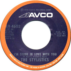 The Stylistics I'm Stone In Love With You / Make It Last USED VINYL 7INCH 45 RPM SINGLE