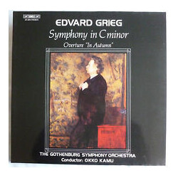 Edvard Grieg / Göteborgs Symfoniker / Okko Kamu Symphony In C Minor / Overture "In Autumn" Vinyl LP USED