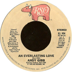 Andy Gibb An Everlasting Love USED VINYL 7INCH 45 RPM SINGLE STYRENE