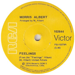 Morris Albert Feelings USED VINYL 7INCH 45 RPM SINGLE