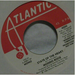 Mondo Rock State Of The Heart USED VINYL 7INCH 45 RPM PROMO