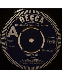 Eternal Triangle (2) Turn To Me / Windows USED VINYL 7INCH 45 RPM JUKEBOX PROMO MONO