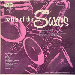 Various Battle Of The Saxes, Tenor All Stars Vinyl LP USED