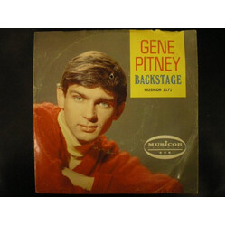 Gene Pitney Backstage USED VINYL 7INCH 45 RPM SINGLE STYRENE MONO