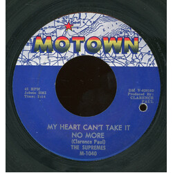 The Supremes My Heart Can't Take It No More USED VINYL 7INCH 45 RPM