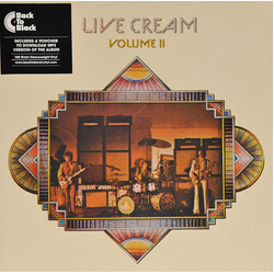 Cream (2) Live Cream Volume II Vinyl LP USED