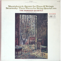 Dmitri Shostakovich / Igor Stravinsky / Borodin String Quartet / Luba Edlina Quintet For Piano & Strings / Three Pieces For String Quartet (1914) Viny