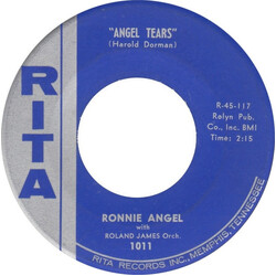 Ronnie Angel (3) / Roland James Orchestra Angel Tears / That's Alright USED VINYL 7INCH 45 RPM SINGLE