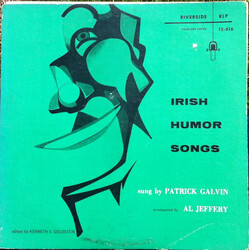 Patrick Galvin Irish Humor Songs Vinyl LP USED