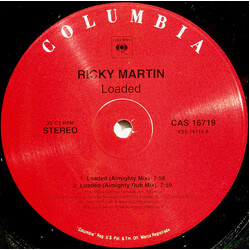 Ricky Martin Loaded USED VINYL 12INCH 33 S RPM