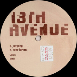 13th Avenue Jumping / Over For Me USED VINYL 12INCH UNOFFICIAL RELEASE 45 RPM