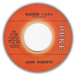 John Roberts Sockin' 1-2-3-4 USED VINYL 7INCH 45 RPM SINGLE