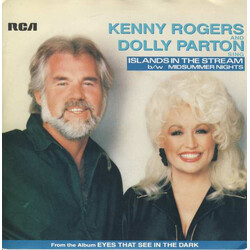 Kenny Rogers / Dolly Parton Islands In The Stream USED VINYL 7INCH SINGLE 45 RPM