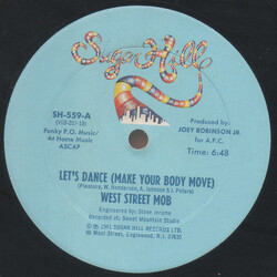 West Street Mob Let's Dance (Make Your Body Move) USED VINYL 12INCH 33 S RPM