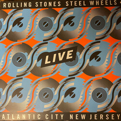 The Rolling Stones Steel Wheels Live Atlantic City New Jersey Vinyl 4 LP USED