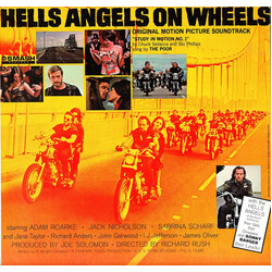 Stu Phillips Hells Angels On Wheels (Original Motion Picture Soundtrack) Vinyl LP USED