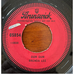 Brenda Lee Dum Dum USED VINYL 7INCH 45 RPM SINGLE PROMO