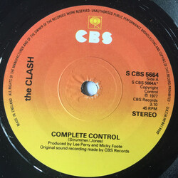The Clash Complete Control USED VINYL 7INCH 45 RPM SINGLE STEREO