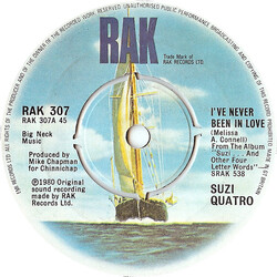 Suzi Quatro I've Never Been In Love VINYL 7" USED