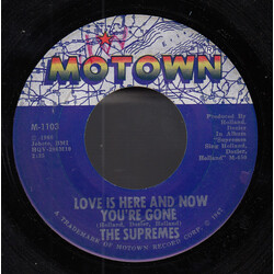 The Supremes Love Is Here And Now You're Gone VINYL 7" USED