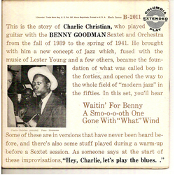 Charlie Christian With Benny Goodman & His Sextet Vinyl 7" USED
