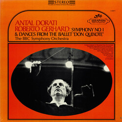 Antal Dorati / Roberto Gerhard / BBC Symphony Orchestra Symphony No. 1 / Dances From Don Quixote Vinyl LP USED