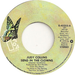 Judy Collins Send In The Clowns USED VINYL 7INCH 45 RPM SINGLE REISSUE