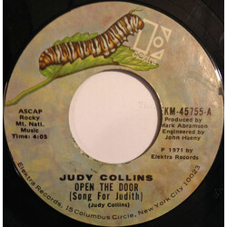 Judy Collins Open The Door (Song For Judith) USED VINYL 7INCH 45 RPM SINGLE STYRENE